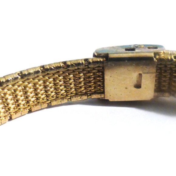 Chateau Quartz WATCH Woman's Watch Woman's Vintage Watch Gold Tone Metal Band - Picture 4 of 12